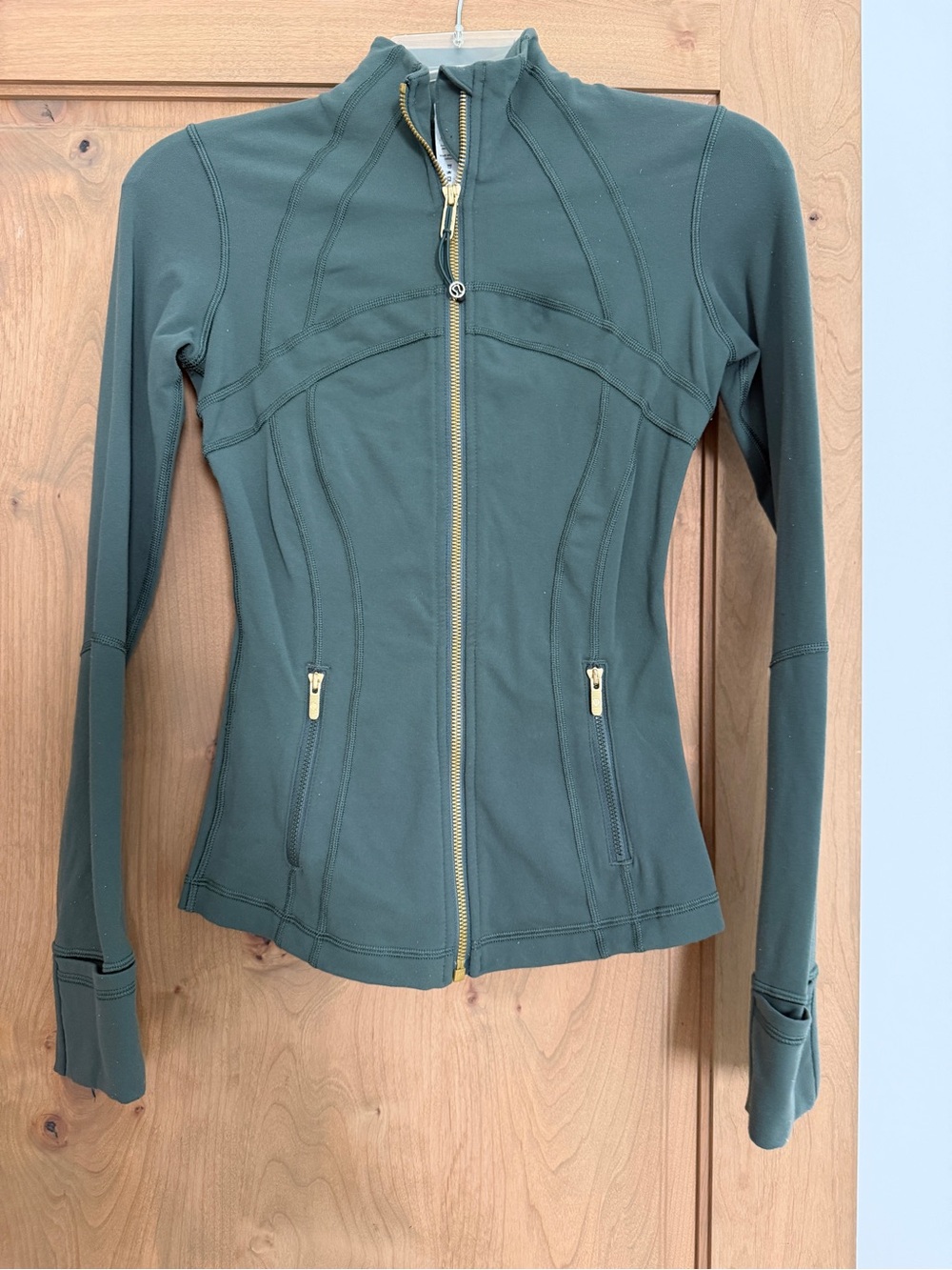 lululemon athletica Forest Green Full-Zip Athletic Jacket